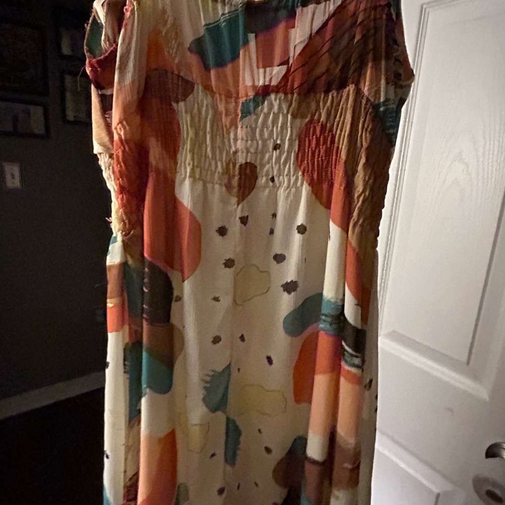 Watercolor dress